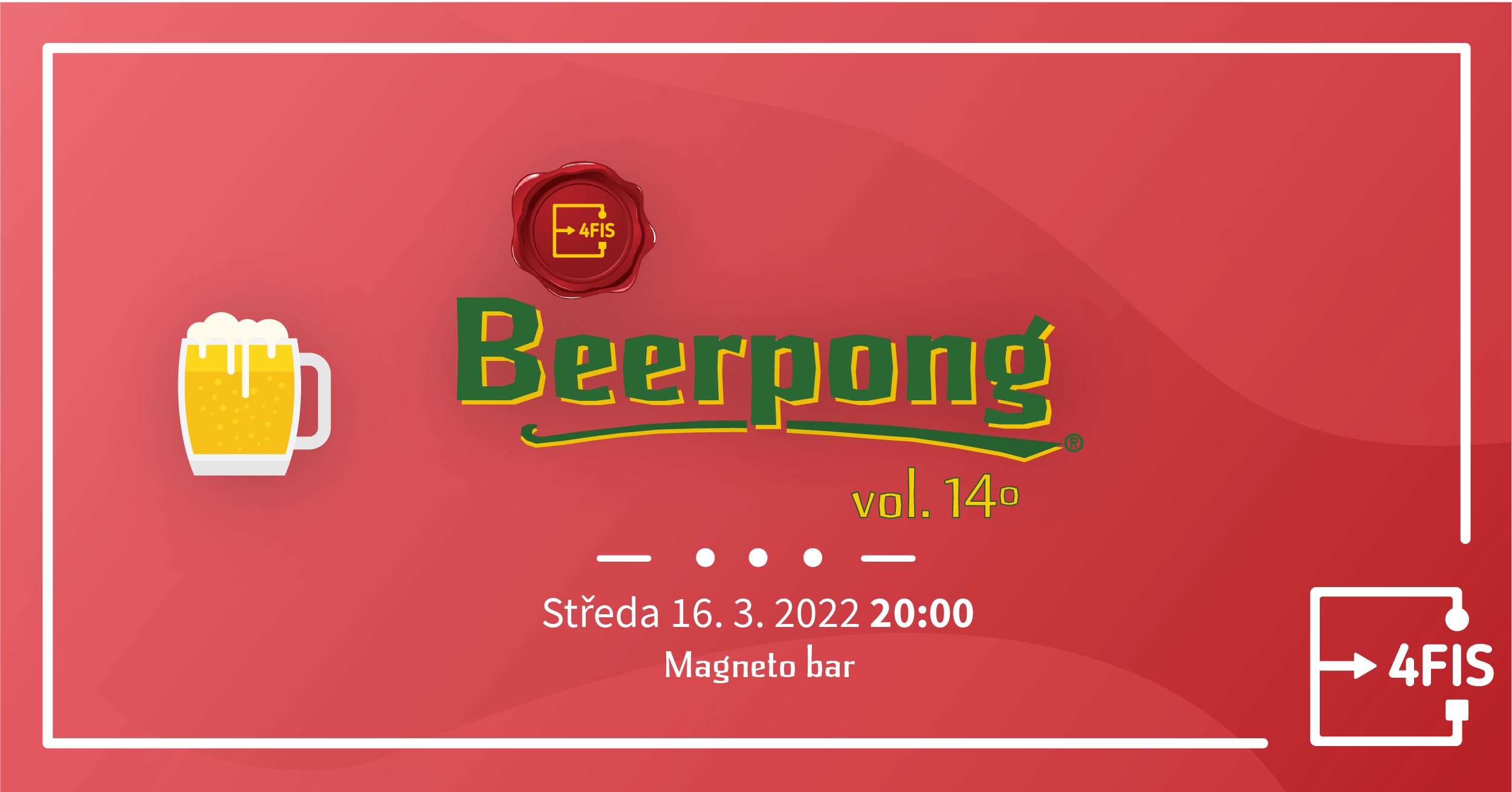 Obrázek k akci - 4FIS: Beerpong vol. 14