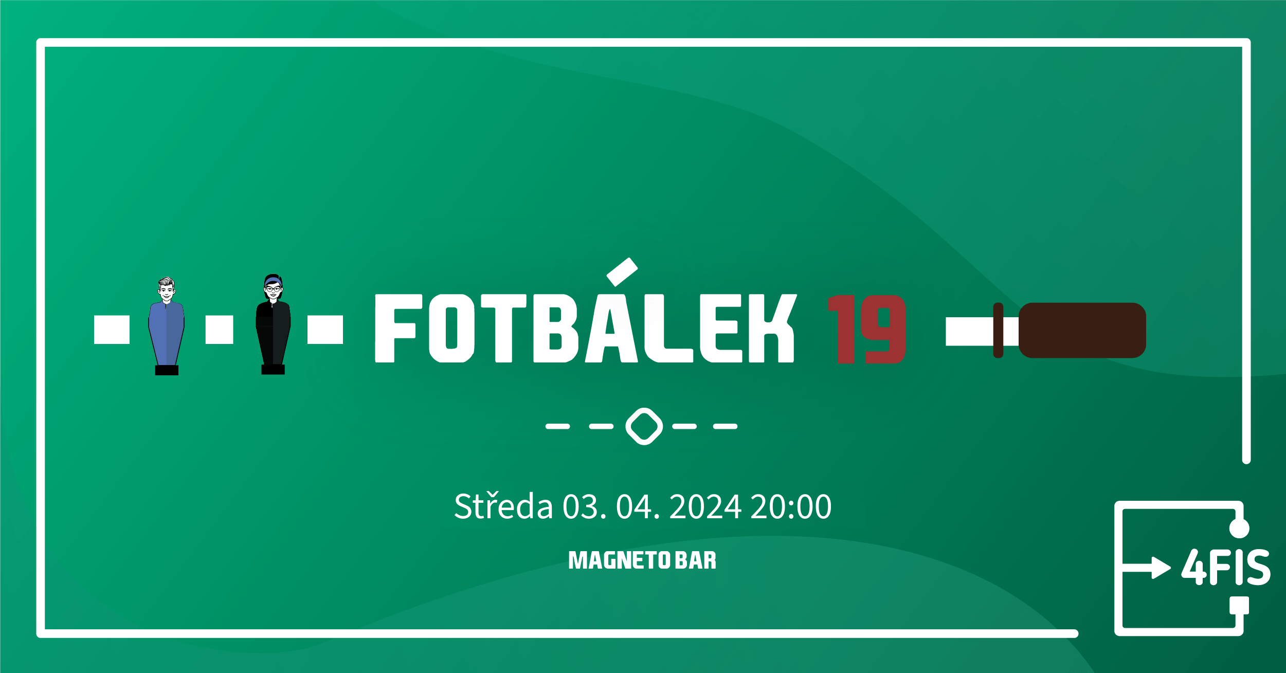 Obrázek k akci - 4FIS: Turnaj ve stolním fotbálku vol. 19